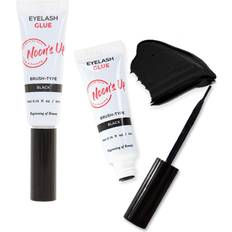 [NOON’S UP Lash Glue] Waterproof 24 Hours Long-Lasting Eyelash Glue: Eyelash glue for false lashes Super Strong Hold Lash Glue for Sensitive Eyes 0.14oz (Black)
