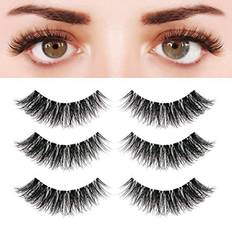 Cosmetics BEPHOLAN False Eyelashes, Fake Eyelashes Natural Look, 5D Multi-layered Faux Mink Lashes, Fluffy Volume Lashes, 3D Layered Effect, Reusable, Handmade And Cruelty-Free, Easy to Apply, XMZ92