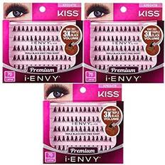 Cosmetics Kiss i-ENVY Knot Free Individual Lashes 3 PACK (Triple Black Short)