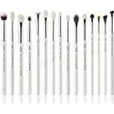 Makeup brushes set Jessup 15Pcs Eye Makeup Brushes Set Eyeshadow Cosmetic Tool White/Silver T237