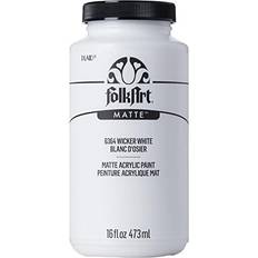 FolkArt FolkArt Matte Acrylic Paint in Assorted Colors, 16 oz, Wicker White 16 Fl Oz