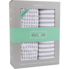 Ely's & Co. Water Resistant Jersey Crib Sheet Set 2 Pack