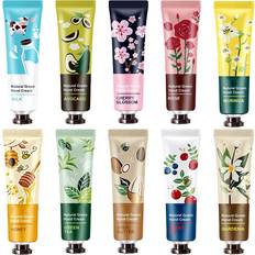 Hand Care QUNGCO 10 Pack Natural Plant Fragrance Hand Cream Dry Working Hands