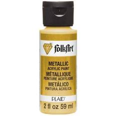 Plaid Inca Gold FolkArt Metallic Acrylic Paint 2oz