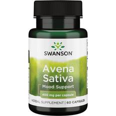 Avena sativa hälsokost Swanson Full Spectrum Avena Sativa Green Oat Grass, 400mg 60 st