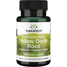 Swanson Vitamines et Minéraux Swanson Full Spectrum Yellow Dock Root 400mg 60 Caps