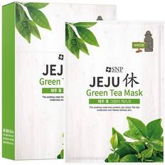 SNP Jeju Rest Green Tea Korean Face Sheet Mask