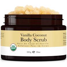 Vanilla body scrub Organic Body Scrub - Vanilla Coconut Sugar Scrub for Body Polish, Exfoliating Body Scrub