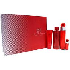 Perry Ellis 360 Red for 4 Pc Gift Set EDT