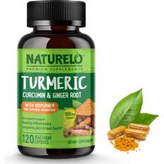 Naturelo Turmeric & Ginger Extract with Bioperine 120