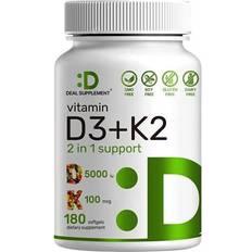 Vitamin d3 k2 Vitamin D3 K2 Softgel, 180 Vitamin