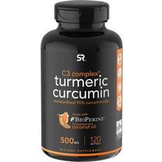 Turmeric oil Sports Research Turmeric Curcumin C3 Complex 500mg, Enhanced with Coconut Oil