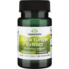 Ingefær kapsler Swanson Sort Ingefær Ekstrakt 100mg 30 Kapsler