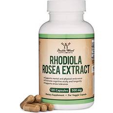 Double Wood Supplements Rhodiola Rosea Extract 500 120 pcs