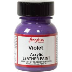 Violetti Akryylimaalit Angelus Acrylic Leather Paint Violet 1oz