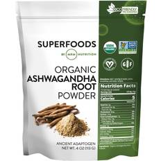 MRM Nutrition Organic Ashwagandha Root Powder Ancient adaptogen Stress Mood Support Gluten-Free