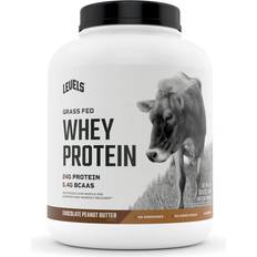Levels Levels Grass Fed 100% Whey Protein, No GMOs, Chocolate Peanut