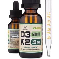 Double Wood Supplements D3 + K2 Liquid Drops 1