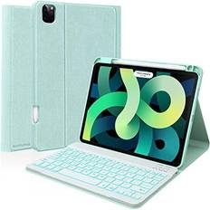 Keyboards BLUTLOTUS iPad Pro 2022 11-inch(4th Gen),Air 5th/4th Gen Keyboard case 10.9''(2022/2020), 11 Pro 1st/2nd/3rd Gen (2018/2020/2021) Compatible, Backlit Detachable Keyboard, Smart Folio with Pencil Holder