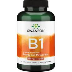 Vitaminer & Kosttilskud Swanson Vitamin B-1 100mg 250 Kapsler
