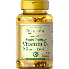 Vitamin d3 2000 Puritan's Pride VITAMIN-D3 2000 IU 200