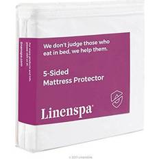 Linenspa Five Sided Protector - Guards Mattress Cover White