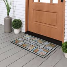 Multicolored Entrance Mats Mohawk Home Colorful Roots Multicolor, Brown