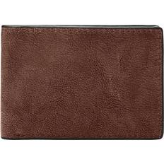 Fossil Steven Leather Slim Minimalist Bifold Front Pocket Wallet, Medium Brown, Model: ML4396210