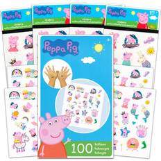 Peppa Pig Crafts Peppa Pig Sticker and Tattoos Party Favors Super Set Bundle ~ 200 Peppa Pig Temporary Tattoos and Stickers (Peppa Pig Party Supplies)