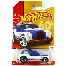 Lelut Hot Wheels GBB85-97 Cockney Cab II weiss/blau/rot Maßstab 1:64 Modellauto