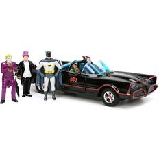 Batman series 1966 Jada 1966 Classic Car with Diecast Batman Figures Batman TV Series (1966) "Hollywood Rides Series 1/24 Diecast Model Car 33737