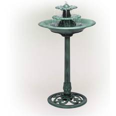 Green Fountains & Garden Ponds Alpine Corporation 35 3-Tiered Pedestal Water Fountain