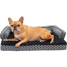 FurHaven Pet Dog Bed Memory Plush Traditional