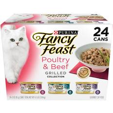 Pets Fancy Feast Fancy Feast Gravy Wet Cat Food Variety Pack, Poultry & Beef Grilled Collection