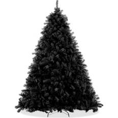 Black Decorative Items Casafield Spruce with Sturdy Black Christmas Tree 72"