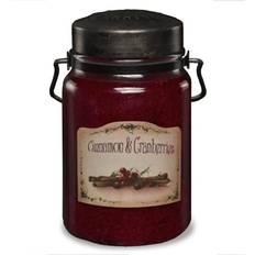 With Handle Scented Candles MCCALL'S COUNTRY CANNING Cinnamon & Cranberries Scented Candle 26oz