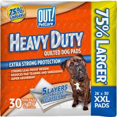Out OUT! Training Pads for Dogs, Heavy Duty Quilted, XX-Large, Count