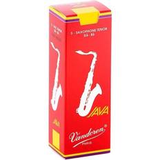 Vandoren SR2725R Java arkiverad röd skuren tenor saxofonrör (styrka 2,5) (paket med 5)