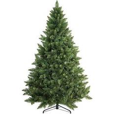 Prextex Premium Spruce Hinged Artificial Canadian Fir Christmas Tree 182.9cm