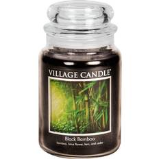 Village Candle Black Bamboo Scented Candle