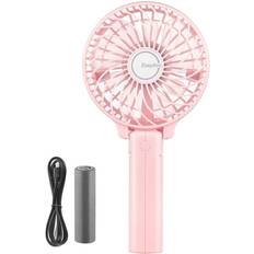 Rosa Bordsfläktar EasyAcc Handheld Fans Mini