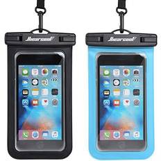 Mobile Phone Accessories Universal Waterproof Case,Hiearcool Waterproof Phone Pouch Compatible for iPhone 13 12 11 Pro Max XS Max Samsung Galaxy s10 Google Up to 7.0" IPX8 Cellphone Dry Bag for Vacation-2 Pack