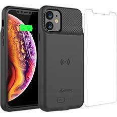 Iphone 11 battery case Alpatronix iPhone 11 Battery Case 5000mAh UL-Tested Wireless Charging Battery Case for Apple iPhone 11 (6.1-inch) Model# BX11