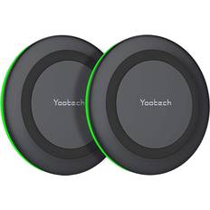 Batteries & Chargers Yootech [2 Pack] Wireless Charger,10W Max Fast Wireless Charging Pad Compatible with iPhone 14/14 Plus/14 Pro/14 Pro Max/13/13 Mini/SE 2022/12/11/X,Samsung Galaxy S22/S21,AirPods Pro 2(No AC Adapter)