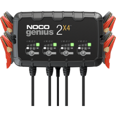 Noco GENIUS2X4, 8-Amp (2-Amp Per Bank) Fully-Automatic Smart, 6V And 12V Battery Charging Units, Battery Maintainer, Trickle Charger And Battery