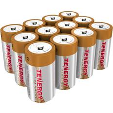 D size battery 1 Box: 12pcs Tenergy D Size (LR20) Alkaline Batteries