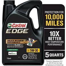 Castrol edge 5w30 Castrol 03084C Edge 5W-30 Advanced Full Motor Oil 1.25gal