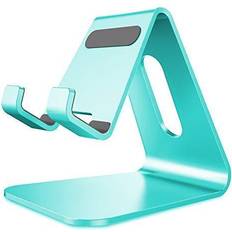 Mobile Device Holders CreaDream Cell Phone Stand Cradle Holder Aluminum Desktop Stand Compatible with Switch All Smart Phone iPhone 11 Pro Xs Max Xr X Se 8 7 6 6s Plus SE 5 5s (Mint Green)