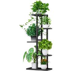 Tall outdoor plant stand Tall Plant Stand Metal 5 Tier Potted Flower