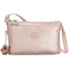 Rose Gold Handbags Kipling Mikaela Crossbody Bag - Quartz Metallic